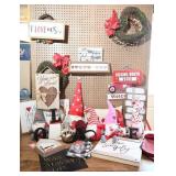 Valentine's Day Decor w/ Plush Gnomes