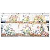 Cactus & Desert Floral Artistic Ceramic Tiles