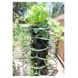 Vertical Garden Tower Planter With Trellis