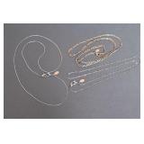 Silver-Tone Brand Jewelry Chain Necklaces