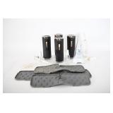 Soap Dispensers w/ Silicone Mats & Cleaner