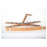Oak Wine Barrel Staves w/ Bottle Holder
