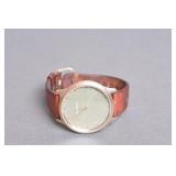 Garmin Smartwatch w/ Brown Leather Strap