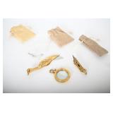 Brass Pocket Tools And Magnifier Set