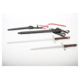 Decorative Short Swords With Scabbards