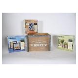 Decorative Wooden Honey Crate w/ Craft Kits