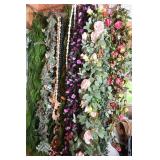 Decorative Floral And Evergreen Garlands