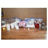 Flameless LED Candles w/ Glass Holders