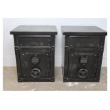 Pair Of Bighorn Bedside Safes