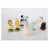 Vintage Salt and Pepper Figurines Set