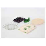China & Glass Egg Plates