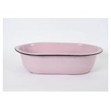 Pink Enamelware Basin