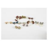 Vtg Clip-On Earrings-Florenza, Sarah Cov, Emmons