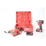 Milwaukee 18v Impact Driver w/ 2 Batteries & Bit S