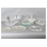 Glass Trays and Glass Fruit Bowls