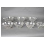 Hazel Atlas Criss-Cross Glass Mixing Bowls