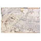 White Nuvo Polished Granite Slab 3cm (1 slab)