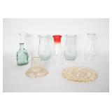 Glass Vases, Oil Lamp Chimneys & Light Shades