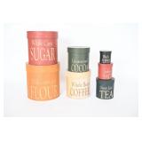 Nesting Kitchen Canister Boxes, Set of 7