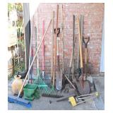 Yard Tools: Shovels, Rakes & Spreader