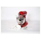 KitchenAid Red Stand Mixer w/ Attachments