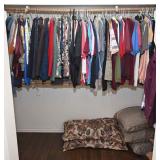Closet Contents: Women's Clothing, Coats & Pillows