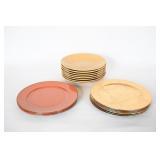 Gold & Copper Charger Plates w/ Dinner Plates