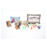 Fishing Pillows, Bookends & Buoy Garland