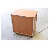 Homemade Plywood Rolling Chest w/ Contents