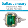 DALLAS JANUARY DECORATIVE ARTS ONLINE AUCTION