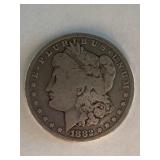 1882     Morgan Silver Dollar