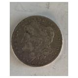 1896     Morgan Silver Dollar