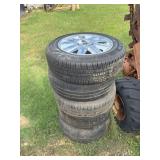 Group of Tires & Wheels