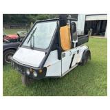Little White Tricycle Vehicle
