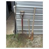Group of Yard Tools