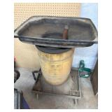 Roll Around Oil Drain Tank