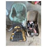 Tractor Seats, Chair, & Seat full of Tools