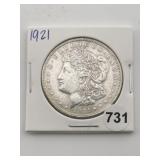 1921 Morgan Silver Dollar Coin
