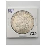 1921 Morgan Silver Dollar Coin