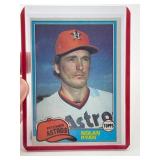 1981 Topps Nolan Ryan Baseball Card