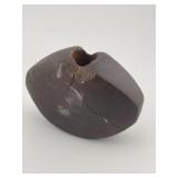 Partially Drilled Bannerstone Indian Artifact Arro