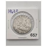 1963 O Franklin Half Dollar Silver Coin