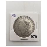 1921 Morgan Silver Dollar Coin