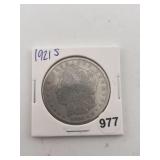 1921 S Morgan Silver Dollar Coin