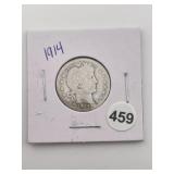 1914 Quarter Coin