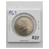 1967 Kennedy Half Dollar Silver Coin