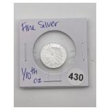 1/10th oz Fine Silver Coin