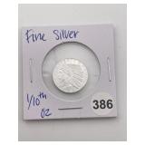 1/10th oz Fine Silver Coin