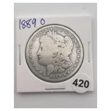 1889 O Morgan Silver Dollar Coin
