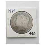 1879 Morgan Silver Dollar Coin